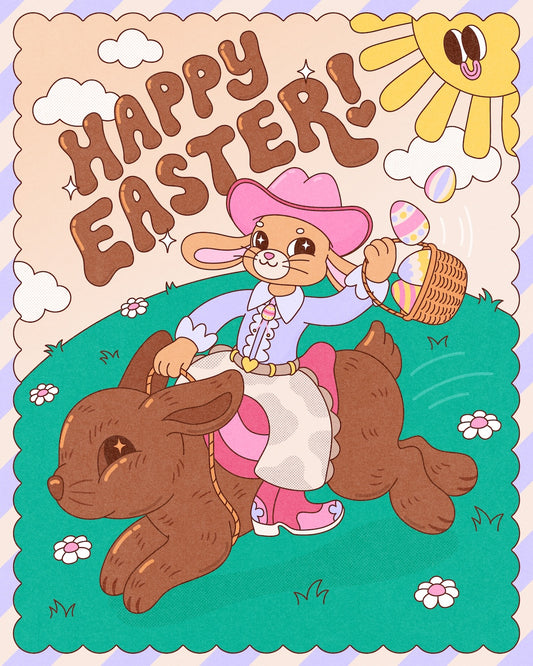 FREE Happy Easter Printable Colouring Page