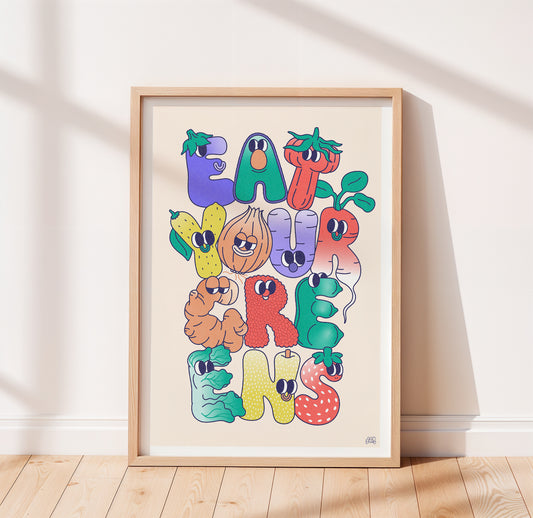 Eat your Greens Print