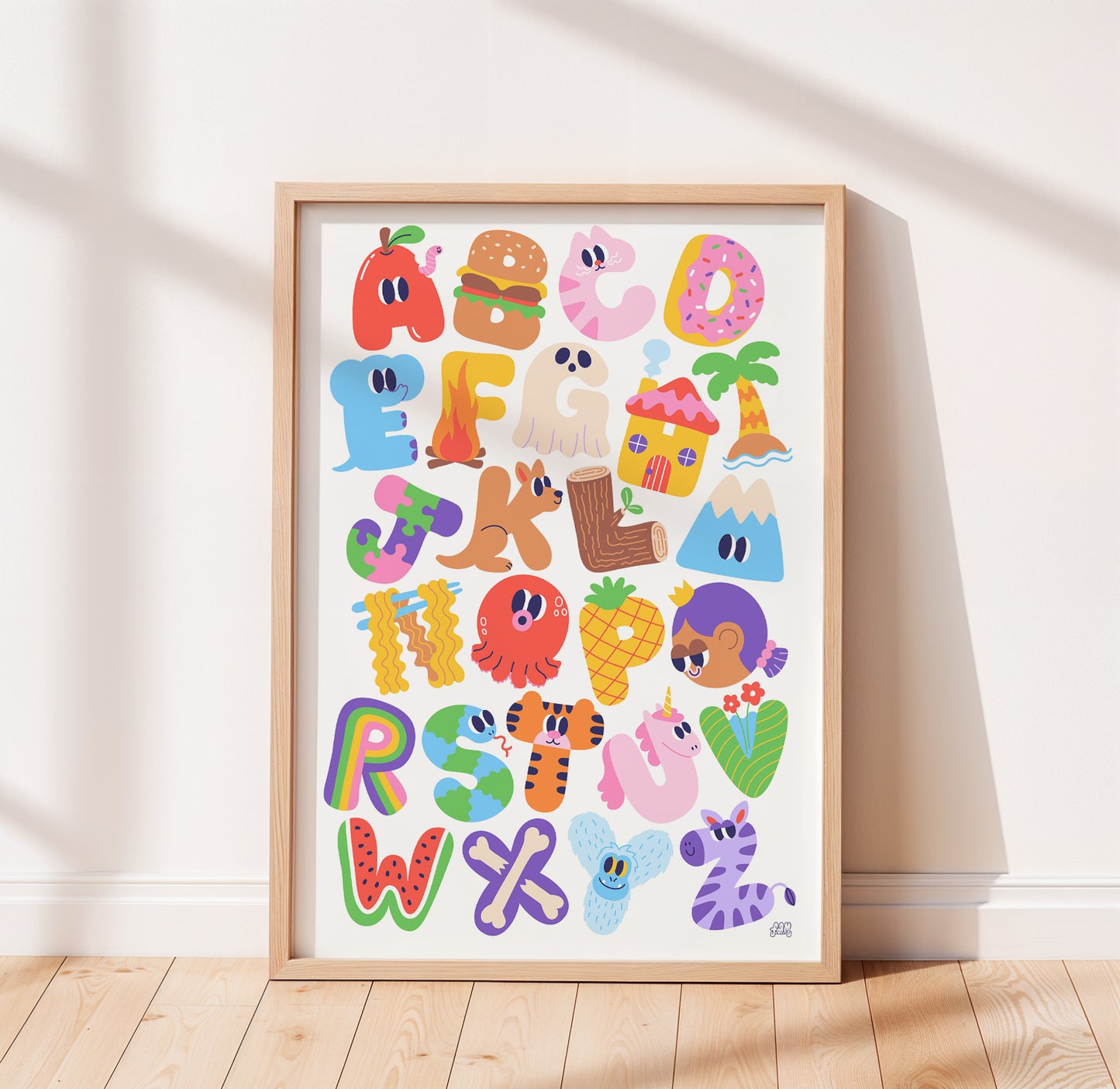 My First Alphabet Print