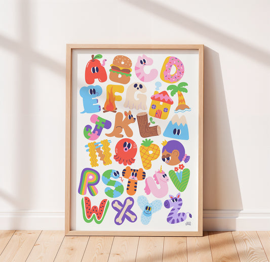 My First Alphabet Print